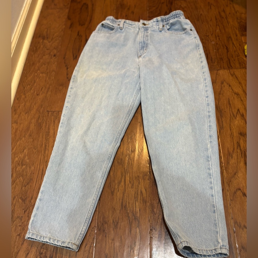 Vintage L.L.Bean Original Fit Relaxed Jeans – Light Wash – 10 Petite - Picture 5 of 13